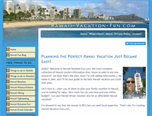 Tablet Screenshot of hawaii-vacation-fun.com